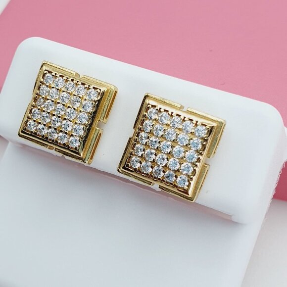 "925 Sterling Silver Cubic Zirconia Earrings, U19254616 - Picture 1 of 11